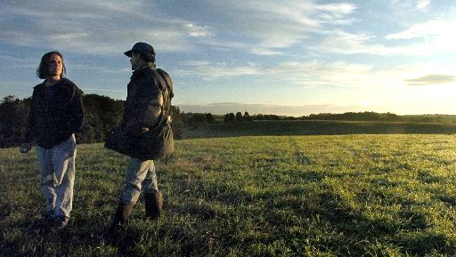 Sara Beanlands and her uncle David Shaw on the family's WIllow Brook Farm. (Times-Picayune photo by Brett Duke)